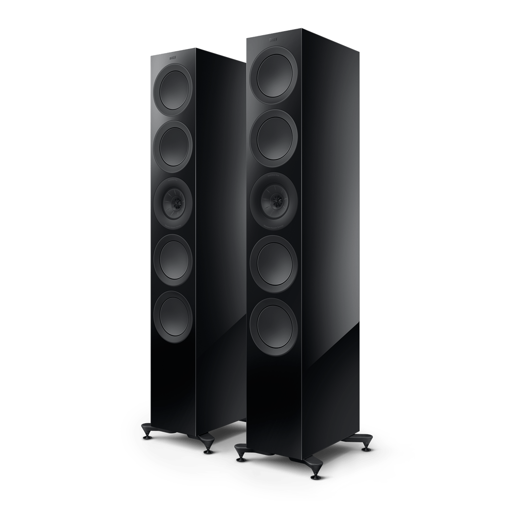 Kef R11 Meta Floorstanding Loudspeaker Gloss Black R11MBL, Each