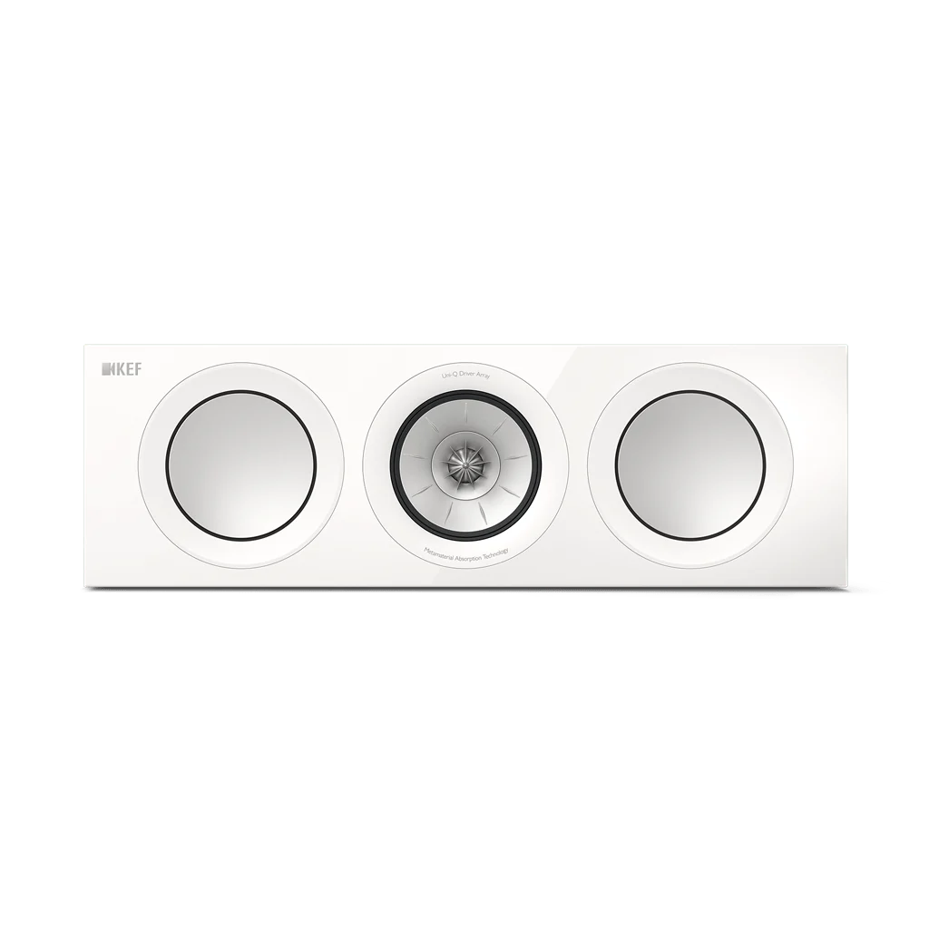 Kef R2 Meta Center Channel Gloss White  R2MWH, Each