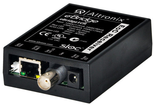 Altronix EBRIDGE1CR ETHERNET/COAX RECVR