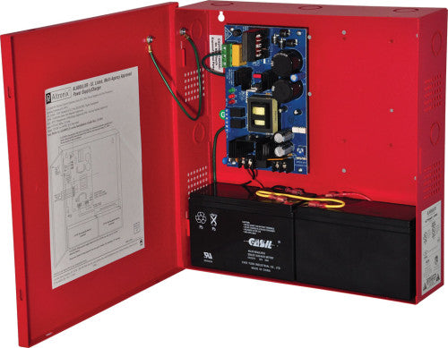Altronix AL600ULXR UL PWRSPPY 12/24V,6A RED CABNT