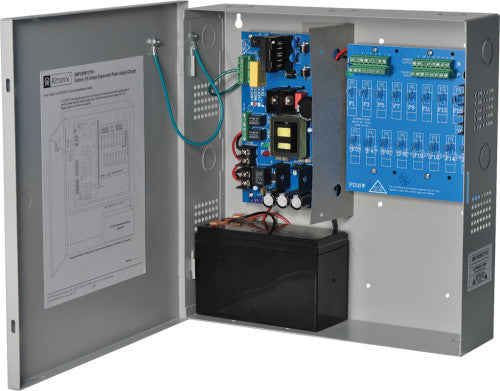 Altronix SMP10PM12P16CB 12VDC,10A 16 PTC Out Cab PS