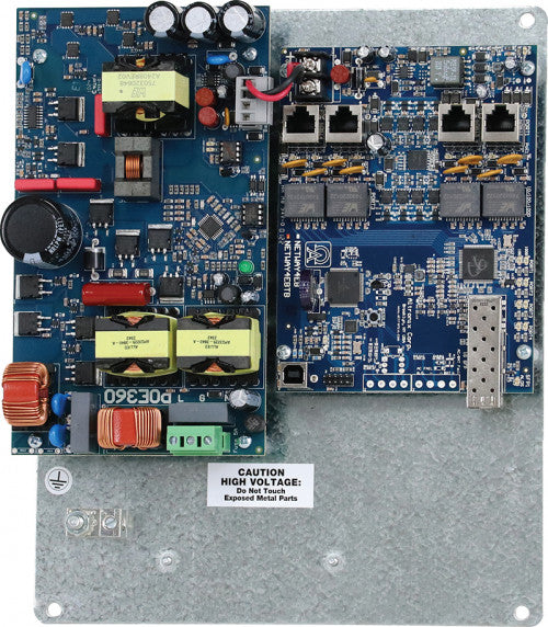 Altronix NETWAY4EBTPL3 4p SWITCH/SFP/360W CHG/BP