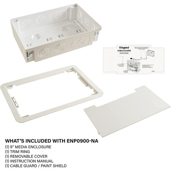 OnQ ENP0900NA 9 Inch Dual-Purpose In-Wall Enclosure