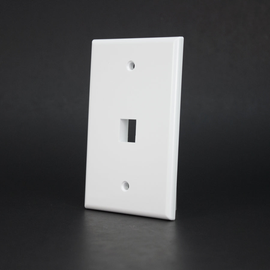 Vertical Cable Mid Size Wall Plate