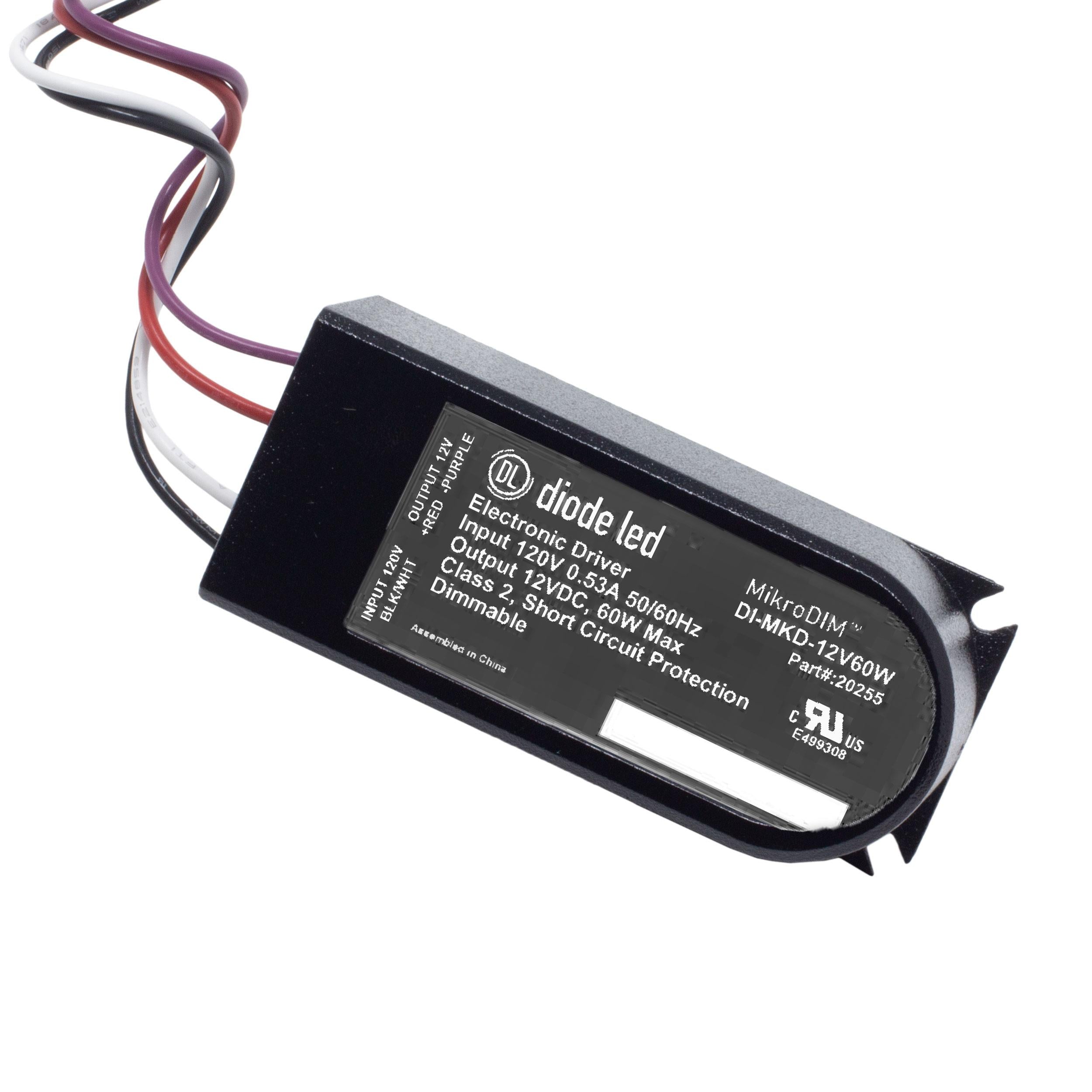Diode MikroDIM™ Electronic Dimmable Driver 60W