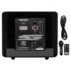 Earthquake MiniMe DSP P-12 12" POWERED SUB, 600 W.  Class D, 24dB XOVER/ SLAPS PASSIVE - BLACK PIANO + Remote-PER EACH