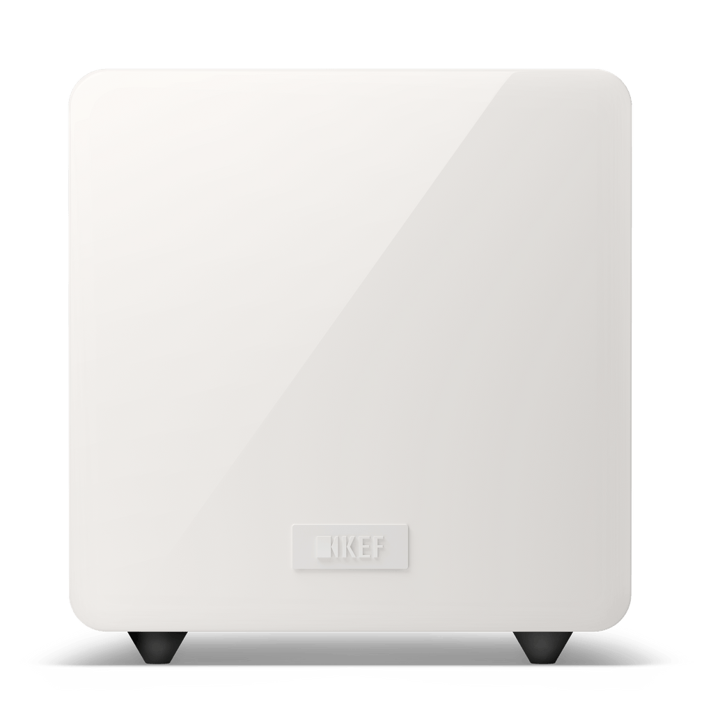 Kef 1000W (500W x 2) Dual 9" Force Canceling with iBX Subwoofer White KC92WH, Each