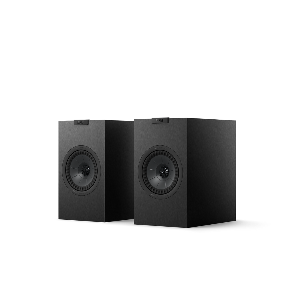 Kef Q1 Meta Bookshelf Speaker w/Grille Black Q1MBK, Pair
