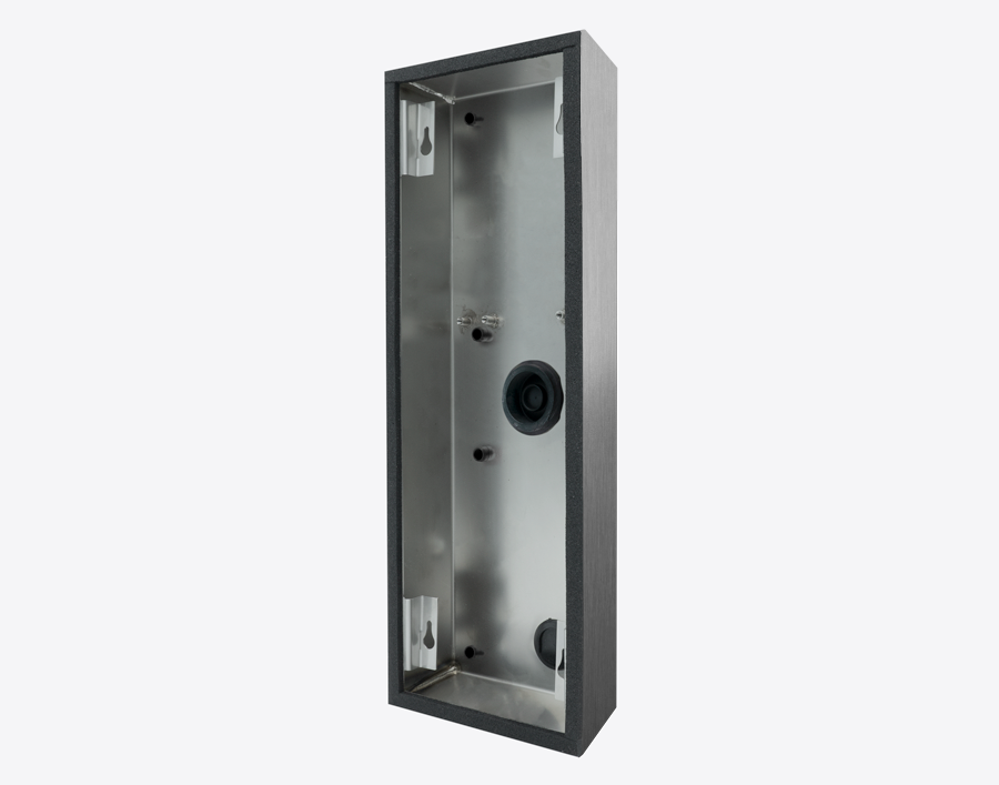 DoorBird 423862838 Surface-mounting housing (Backbox) Stainless Steel, Brushed