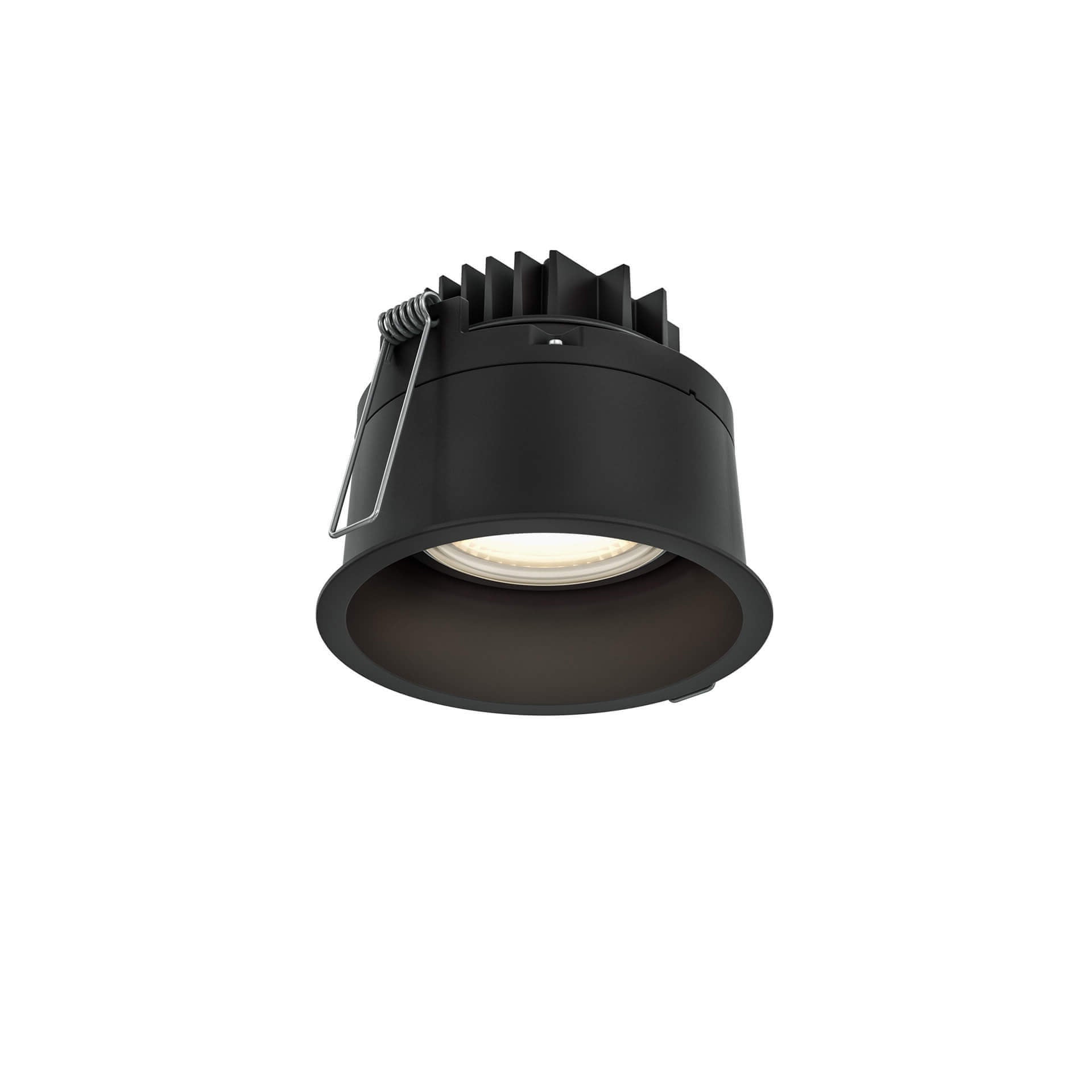 DALS RGM4-CC-V-BK 4 Inch Round Indoor/Outdoor Regressed Gimbal Down Light - universal 120V-347V, 0-10V dimming