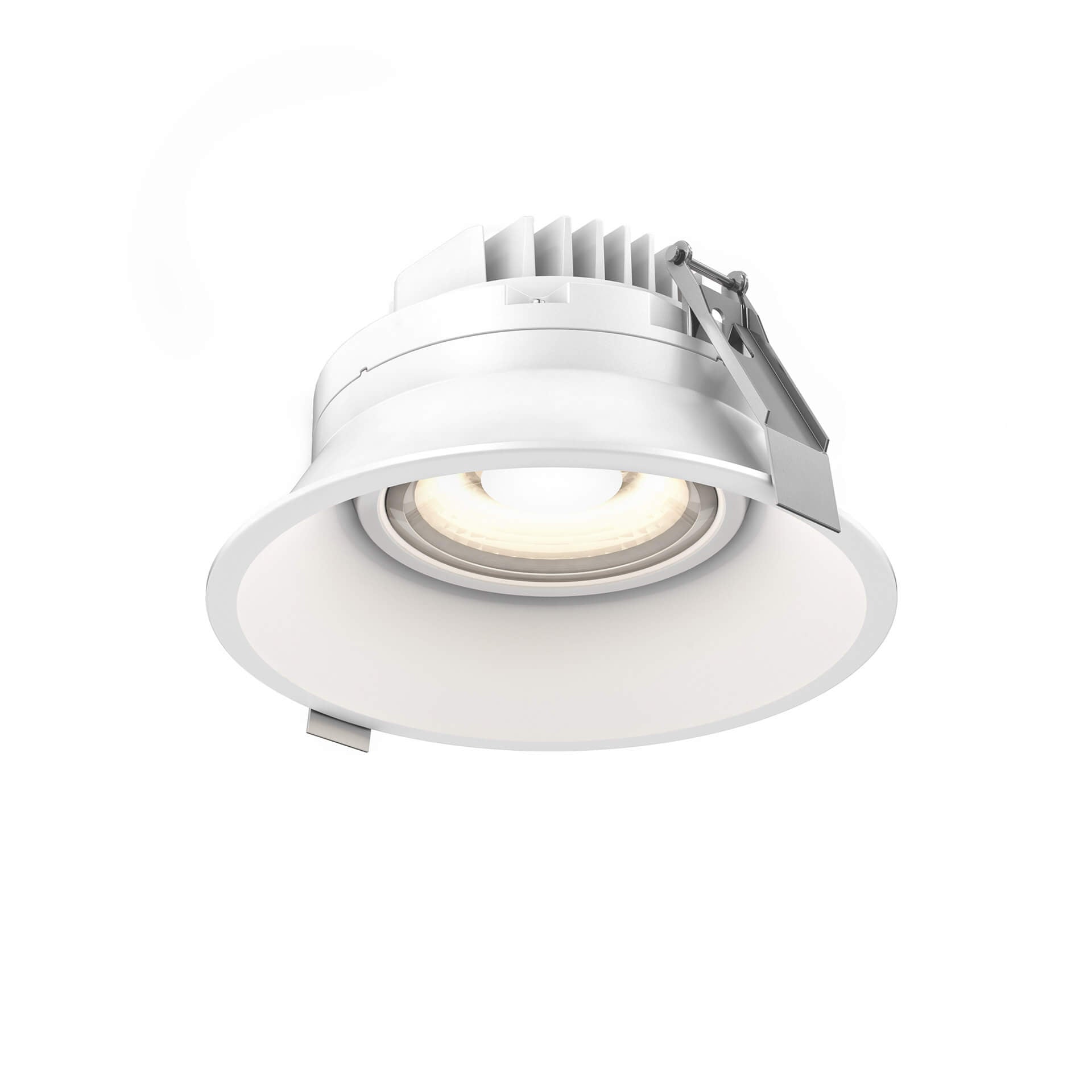 DALS RGM6-CC-WH 6 Inch Round Indoor/Outdoor Regressed Gimbal Down Light