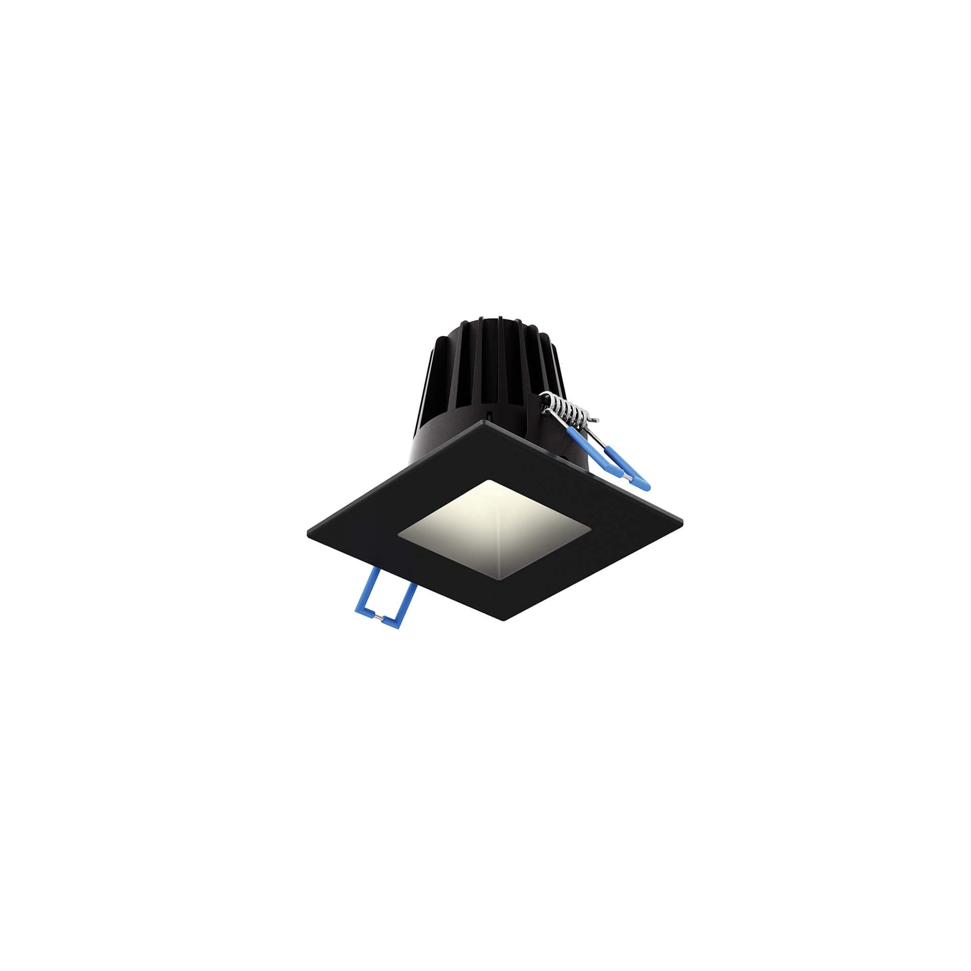 DALS RGR2SQ-CC-V-BK Square regressed recessed light - universal 120V-347V, 0-10V dimming