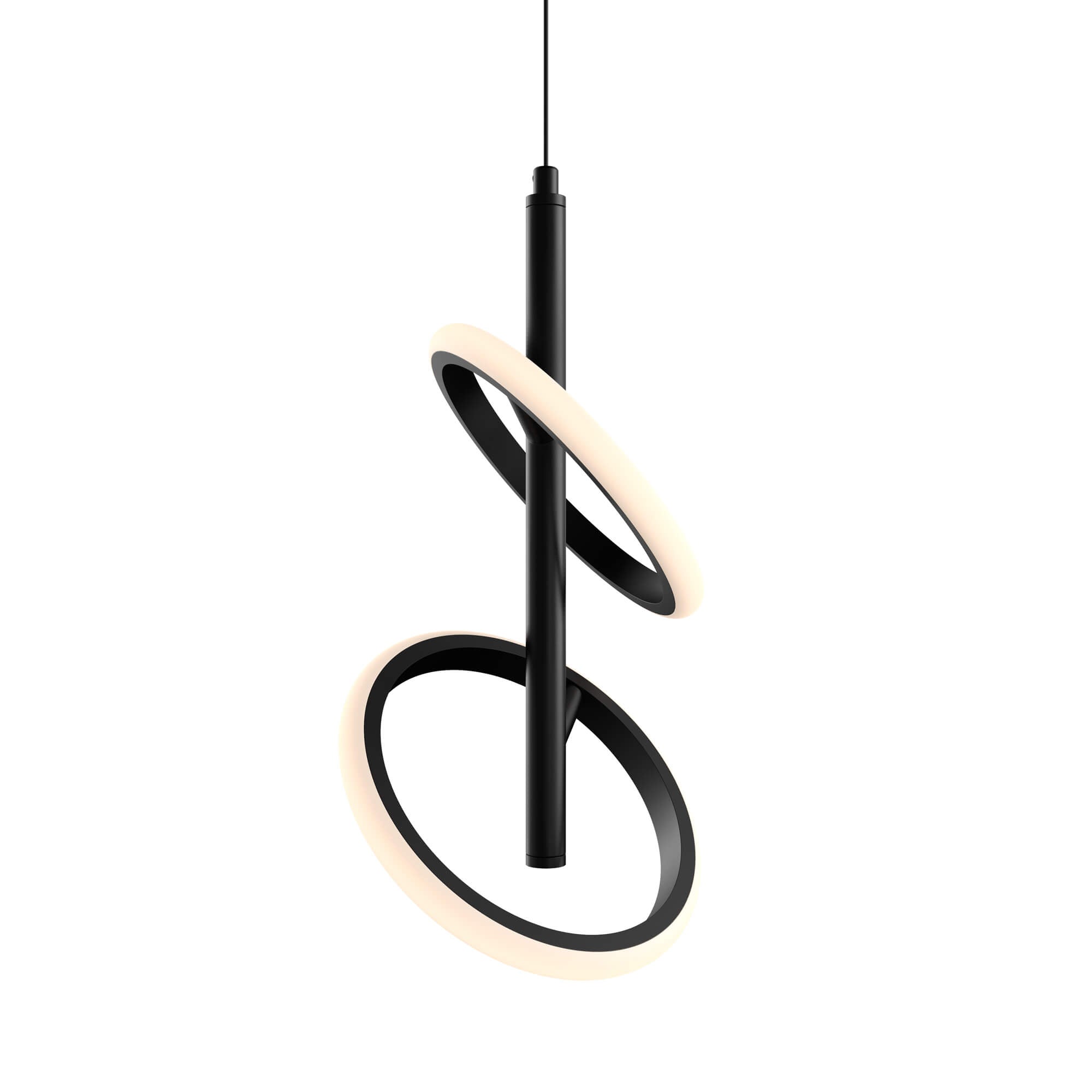 DALS RRPD2-CC-BK Ring family, pendant 2 rings, 5CCT