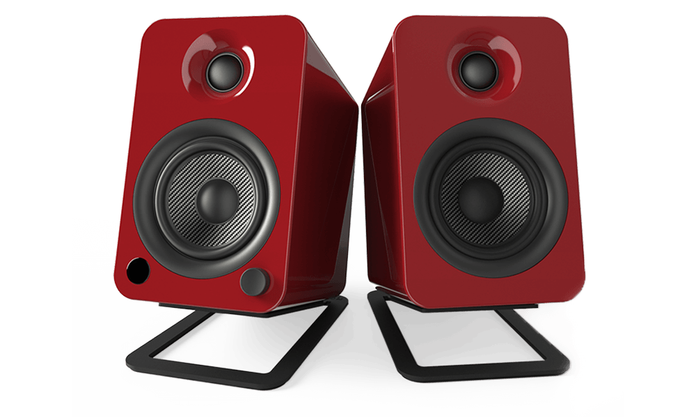 Kanto S4 Desktop Speaker Stands for Midsize Speakers - Black