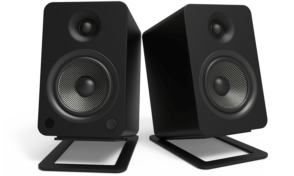 Kanto S6 Desktop Speaker Stands for Large Speakers - Black