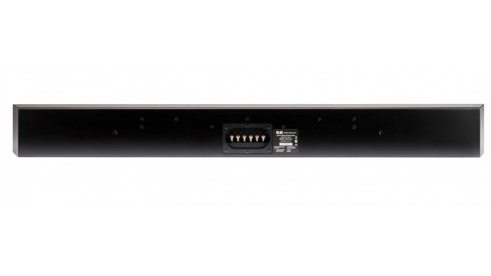 Elac Vertex III 3-Channel Passive Soundbar-JET-Large - Black, Each