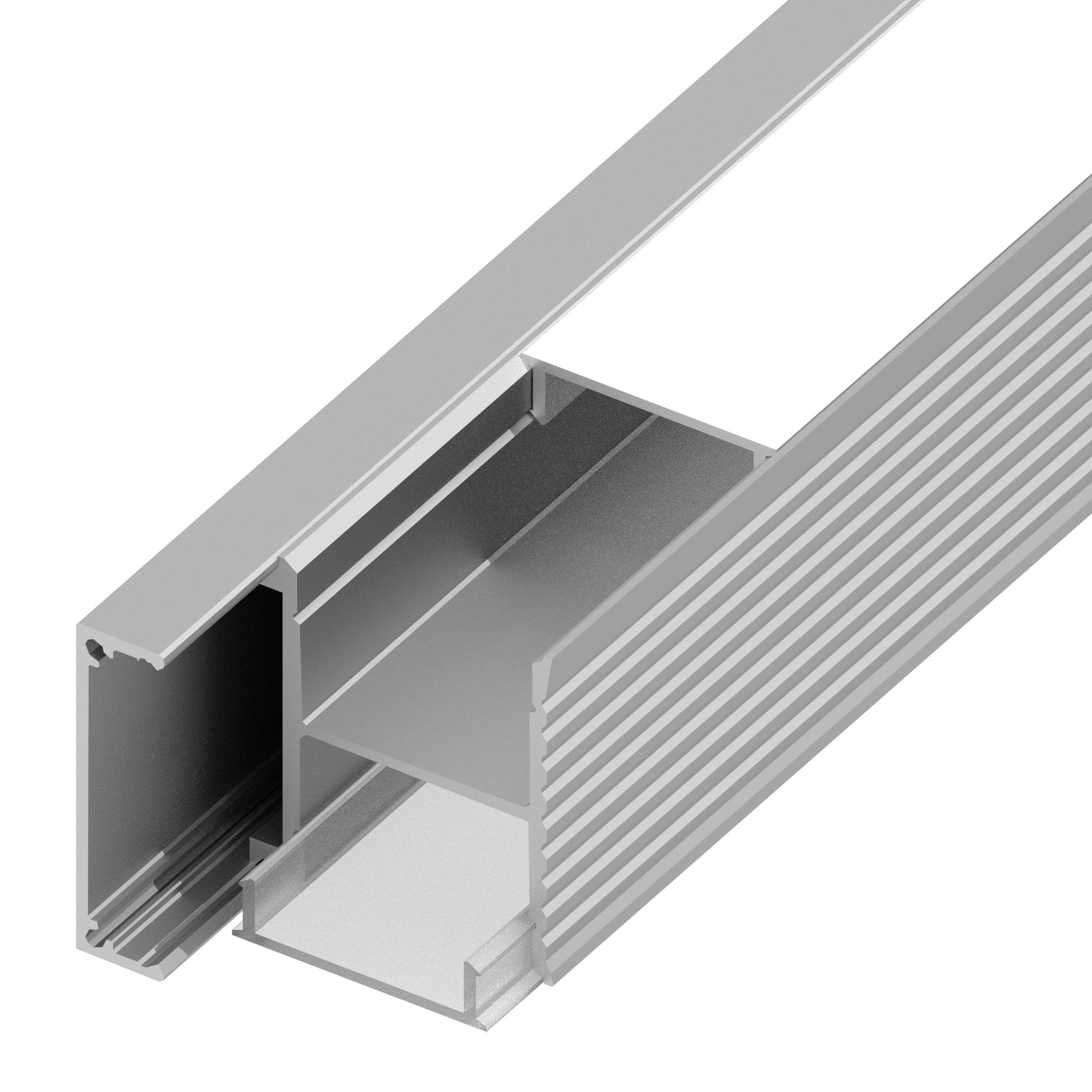 Diode Channel Bundle, SCONCE, Frosted Cover, End Cap Pairs, Mounting Hardware