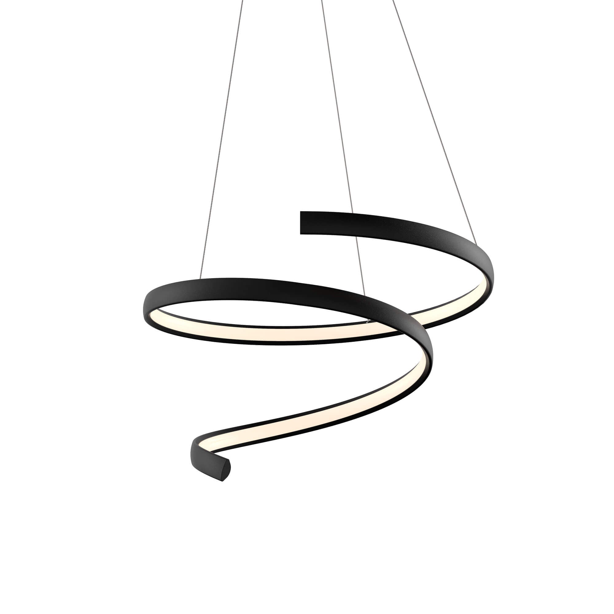 DALS SPR20-CC-BK Spiral decorative modern pendant