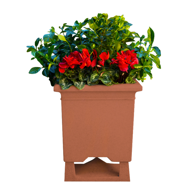 Rockustics SquareRoot SSPOT Outdoor 6.5" Square Planter Speaker w/SweetSpot, Each