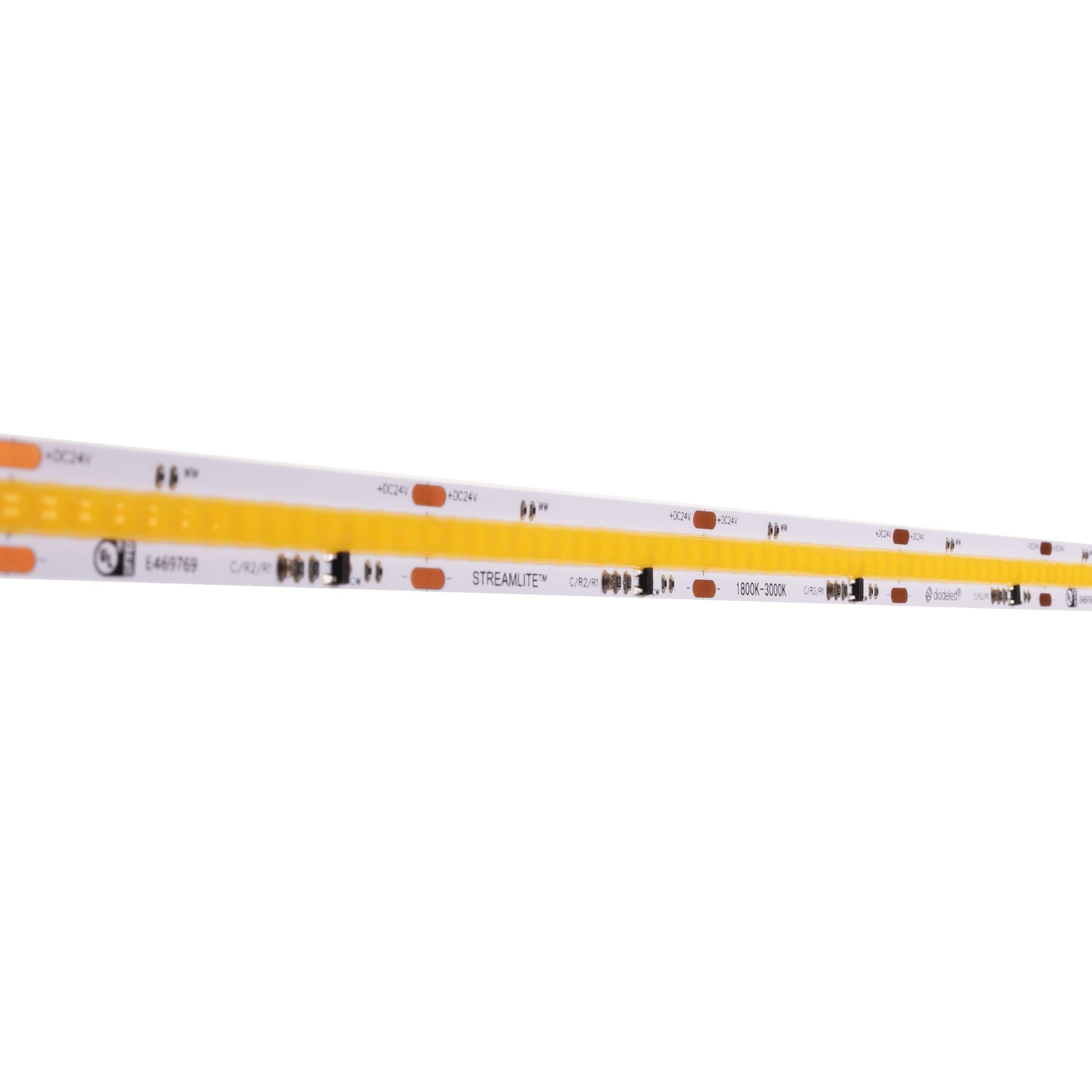 Diode STREAMLITE WARM DIM Tape Light, 24V, 3000K-1800K, 16.4 ft. Spool