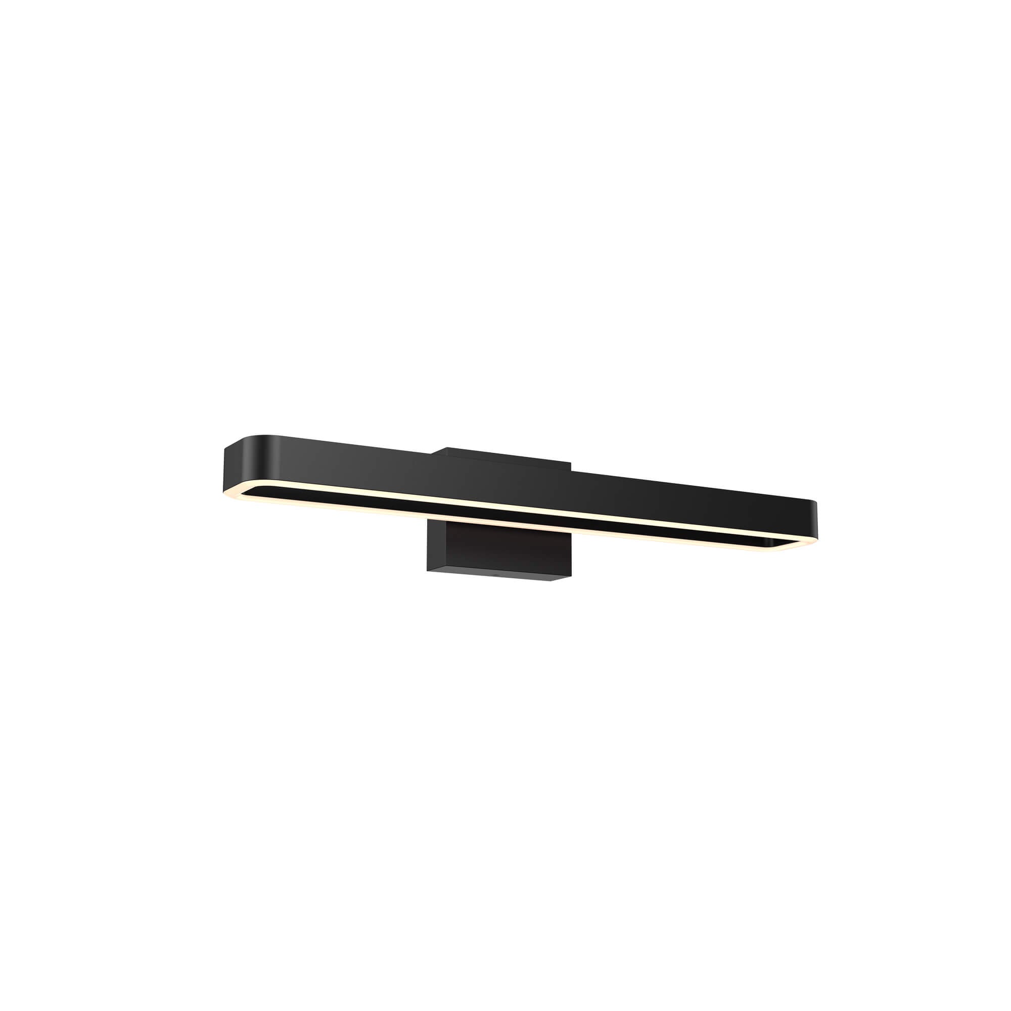 DALS VSW24-CC-BK Rectangular swivel vanity wall sconce