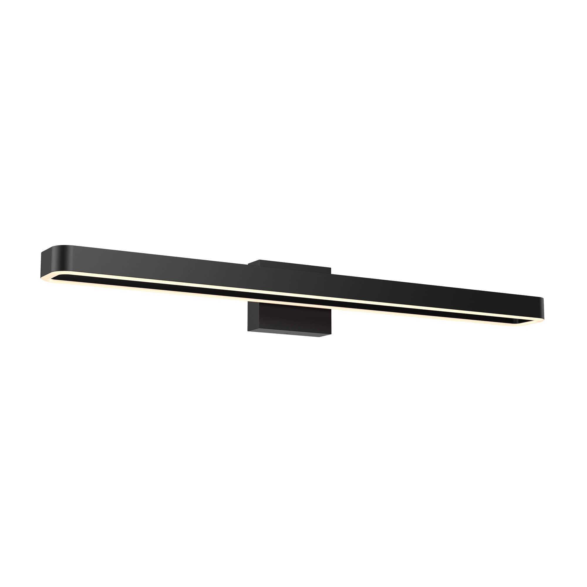 DALS 36″ Rectangular swivel vanity wall sconce VSW36-CC-BK