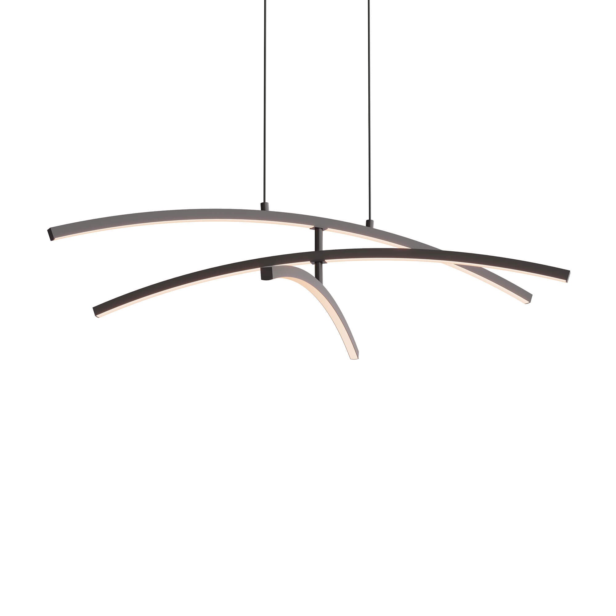 DALS W3PD36-CC-BK 3 Curved Branch Pendant
