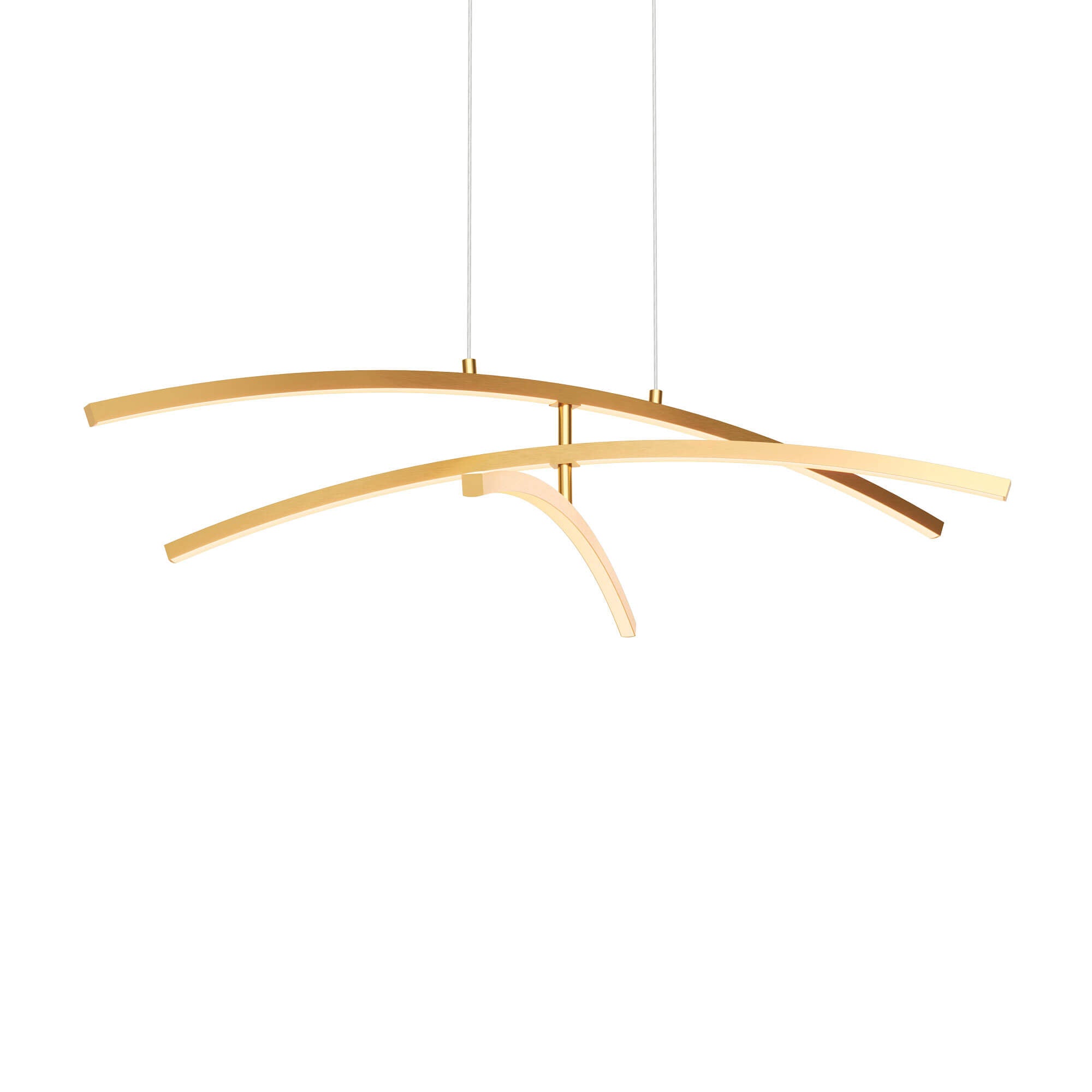 DALS W3PD36-CC-GD 3 Curved Branch Pendant
