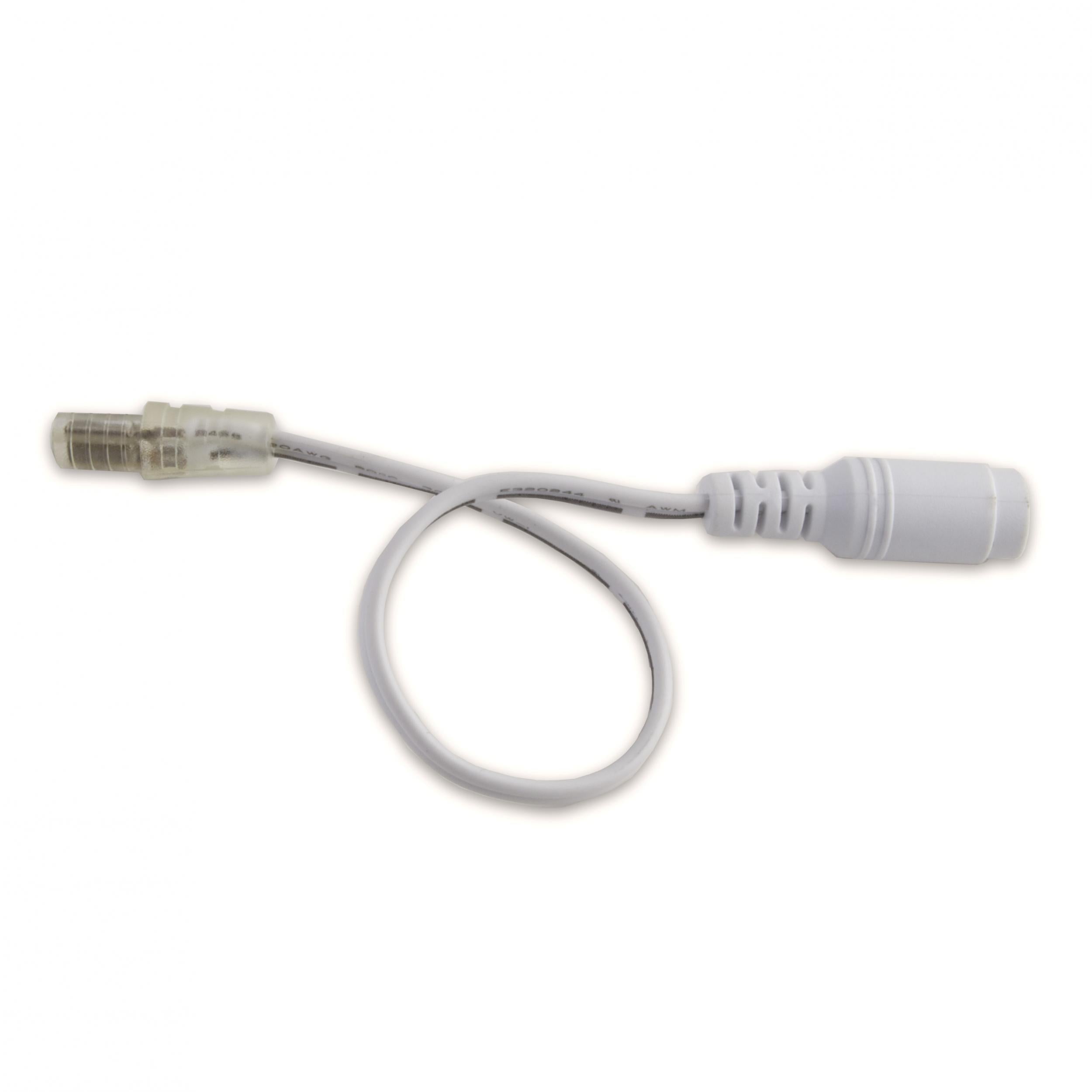 Diode Wet Location 10.5mm Plug to DC Adapter Connector White