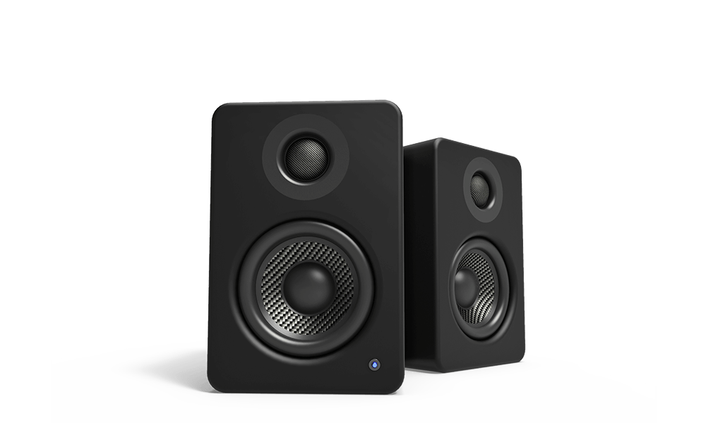 Kanto YU2MB 3" Driver - Powered Speakers with USB DAC and 3.5mm AUX - Matte Black