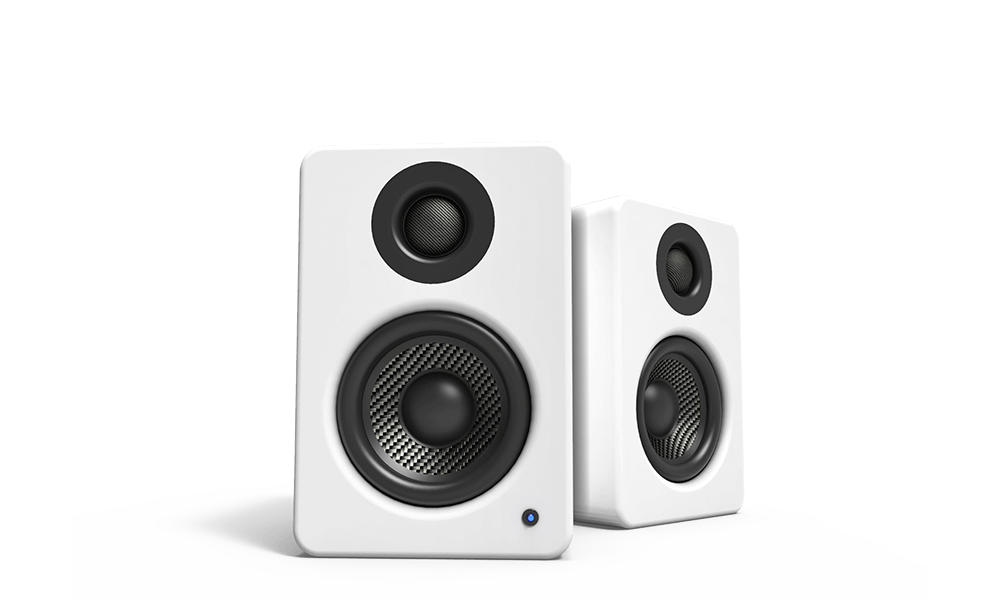 Kanto YU2MW 3" Driver - Powered Speakers with USB DAC and 3.5mm AUX - Matte White