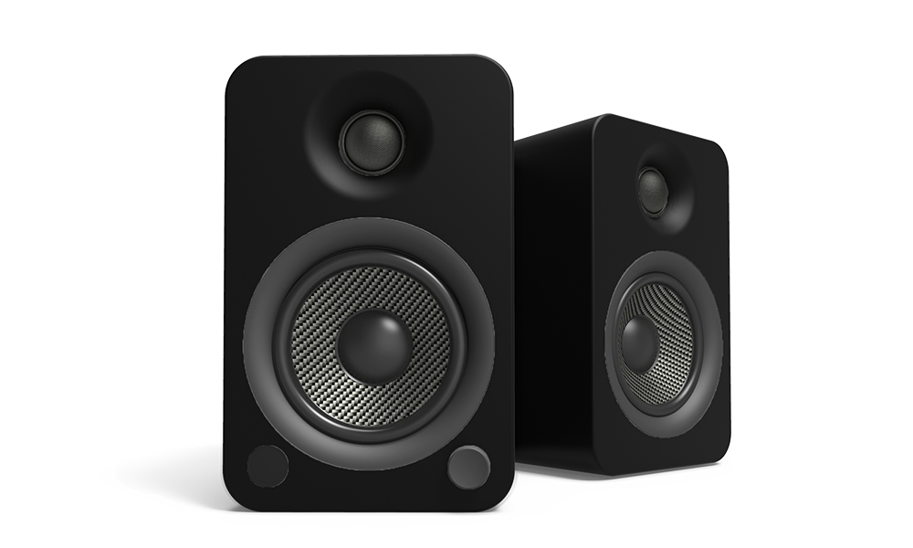 Kanto YU4MB 4" Driver - Powered Speakers with Bluetooth¬ and Phono Preamp - Matte Black