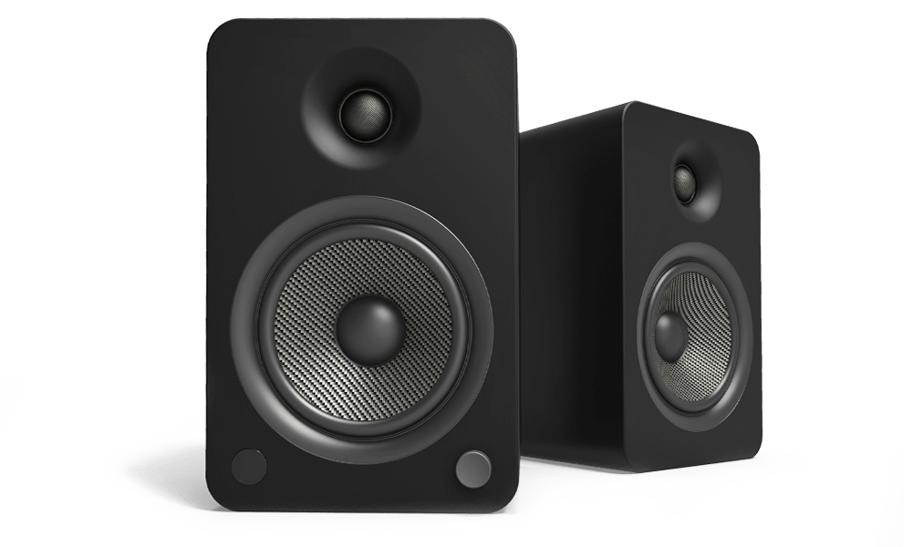 Kanto YU6MB 5.25" Driver - Powered Speakers with Bluetooth¬ and Phono Preamp - Matte Black