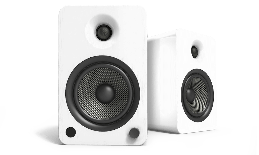 Kanto YU6MW 5.25" Driver - Powered Speakers with Bluetooth¬ and Phono Preamp - Matte White